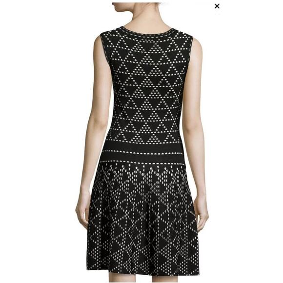 Nannette  Lepore Black and White Dazzling Diamond Dress - size Small - Picture 2 of 11